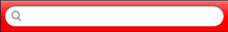 赤色のUISearchBar